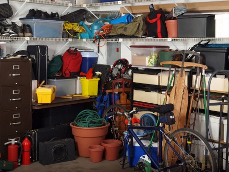Clean and tidy garage space after clearance
